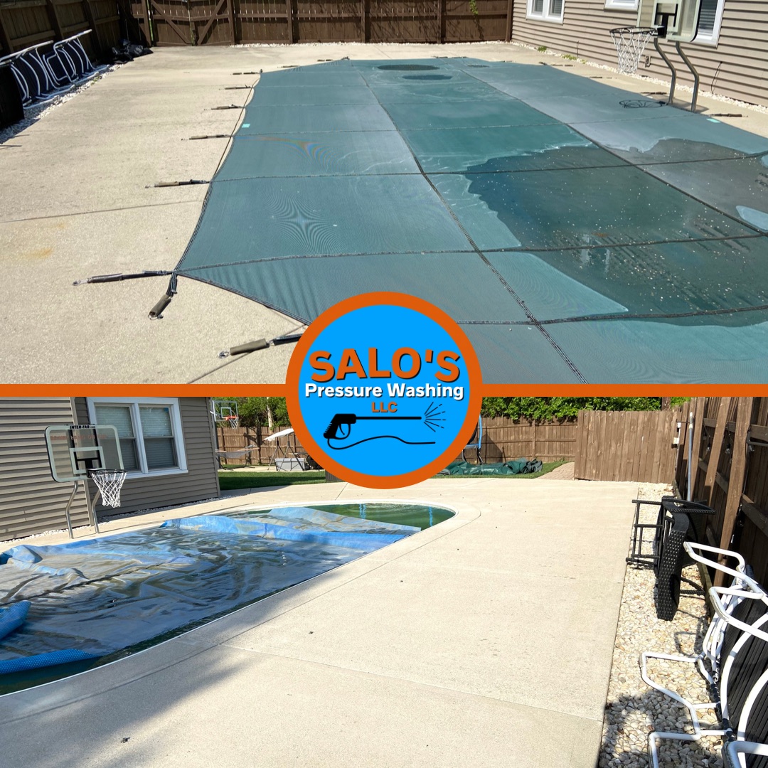 Concrete Pool Deck Cleaning in Centerville, OH
