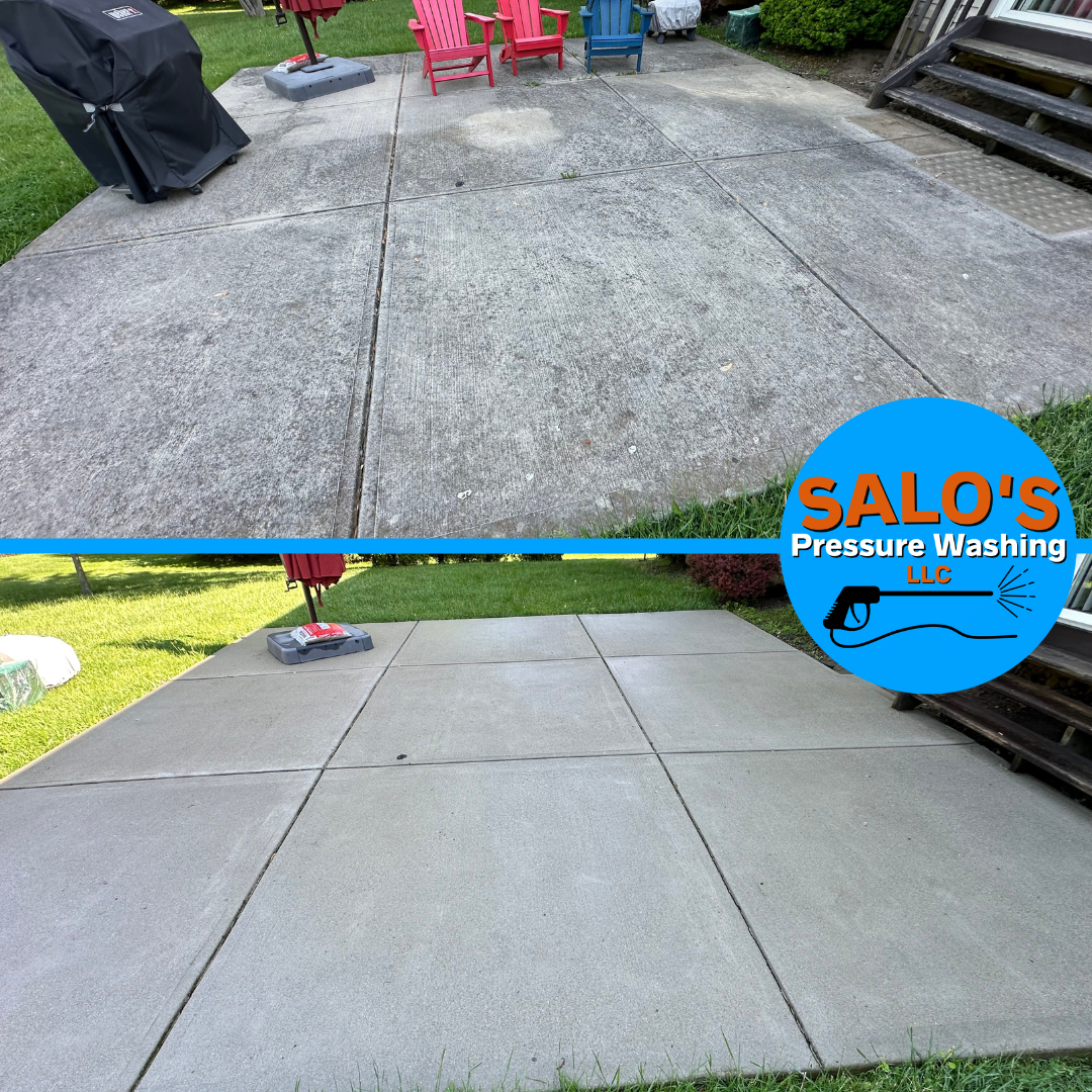 Professional Concrete Cleaning Performed in West Chester, Oh